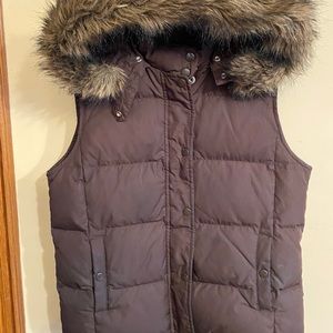 Gap brown down vest